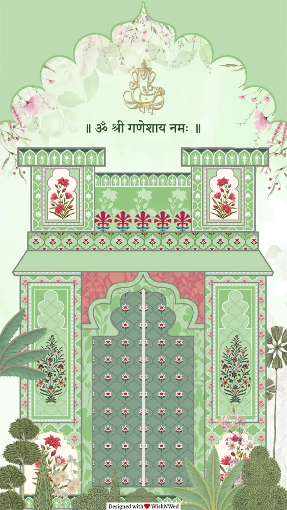 Guru Ji Satsang Invitation For Anniversary - Pooja & Rituals invitation template