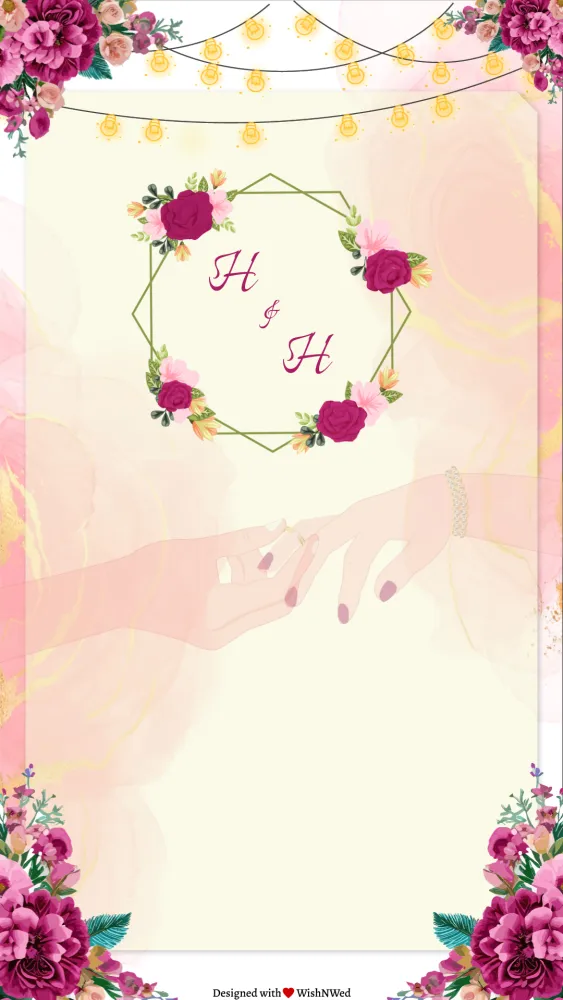 Engagement Invitation Video - Wedding invitation template