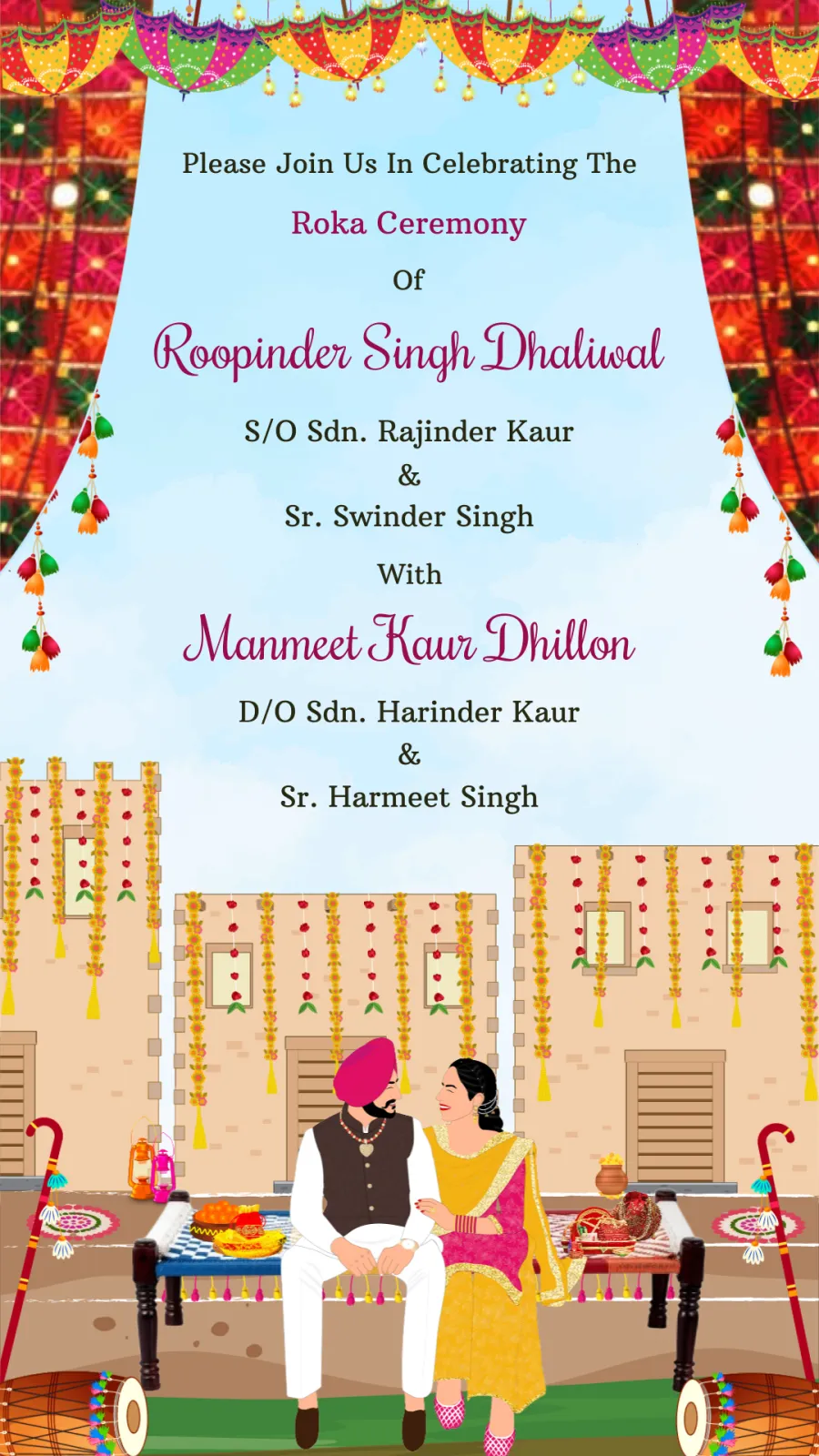 Kurmai / Roka Invitation