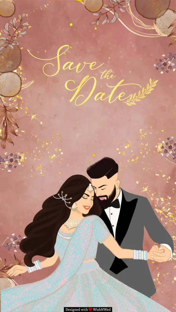 Save The Date Invitation - Wedding invitation template