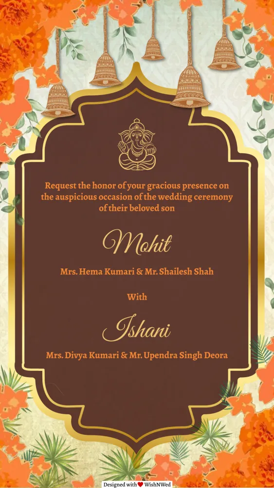 Wedding Bells - Wedding invitation template