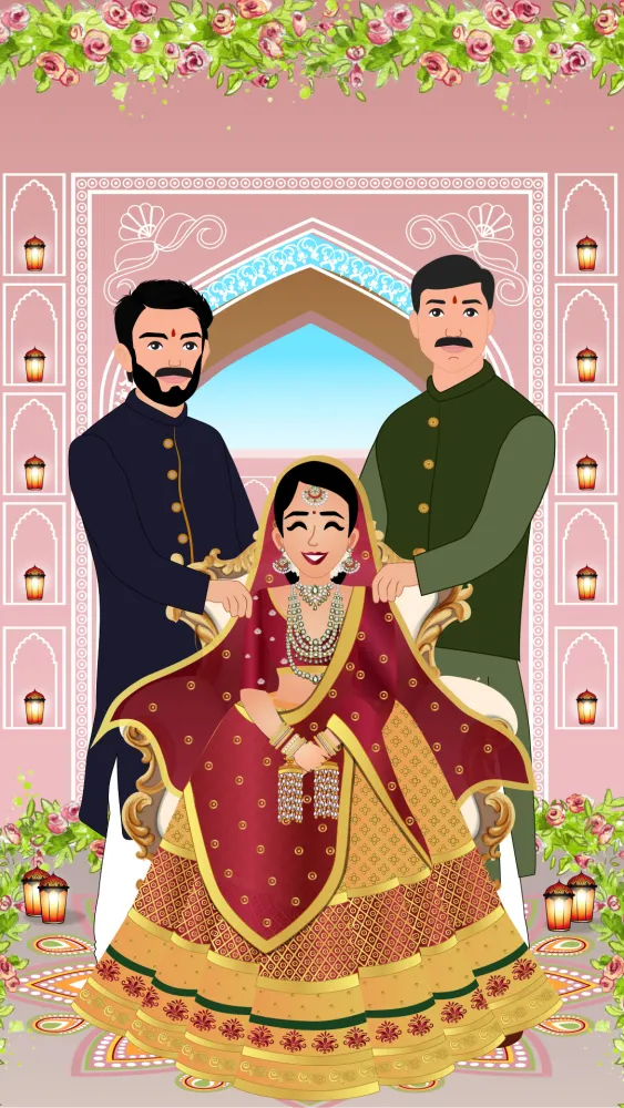 Mayra Ceremony Invitation - Wedding invitation template
