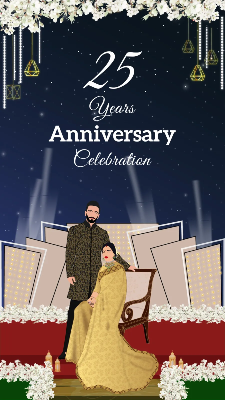 25th Anniversary Invitation