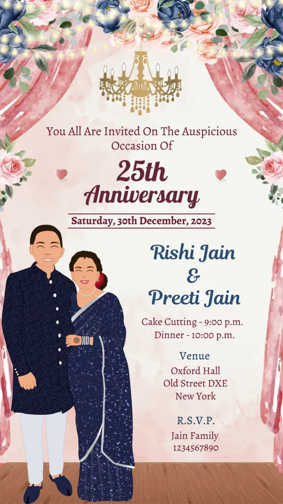 Humsafar - Anniversary invitation template