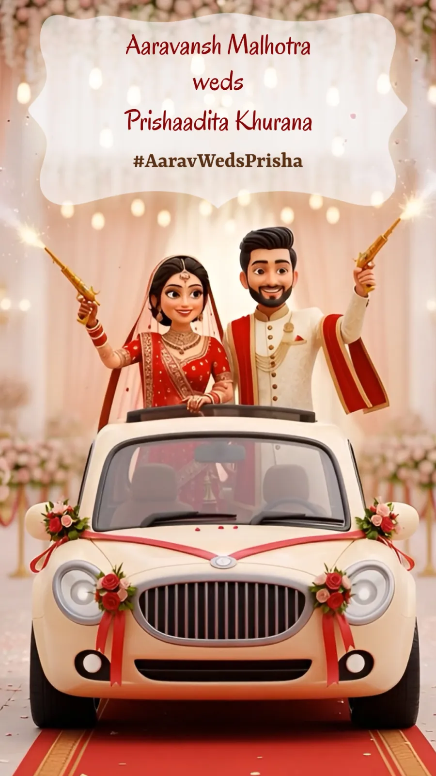 3D Indian Wedding Invitation Video Template