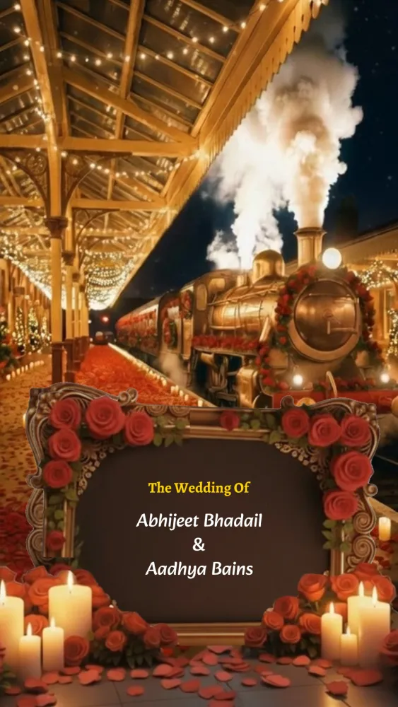 3D Miniature Wedding Invitation Video - Wedding invitation template