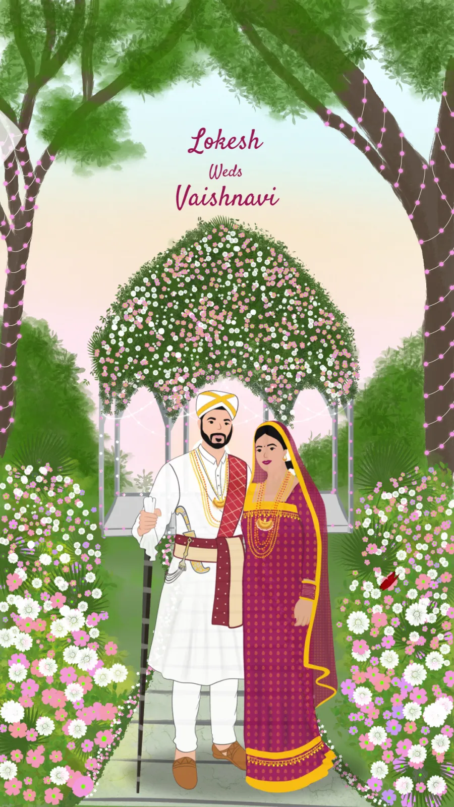 Kodava Wedding Invitation