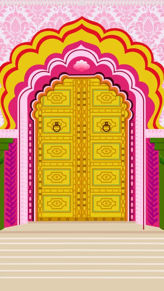 Rajasthani Marwari Wedding Invite - Wedding invitation template