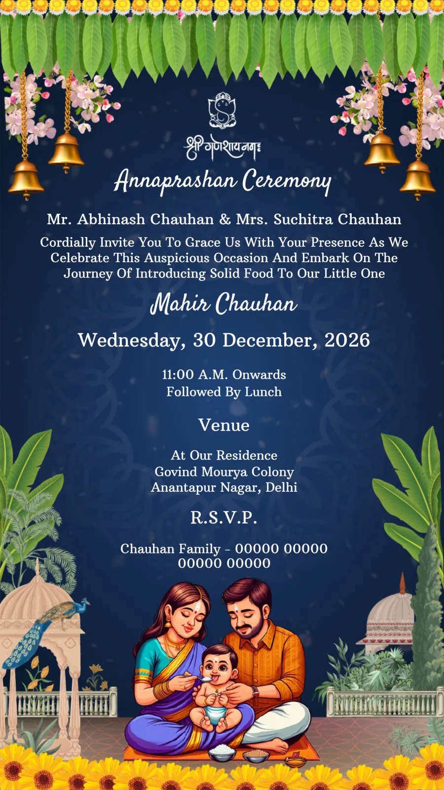 Annaprashan Invitation