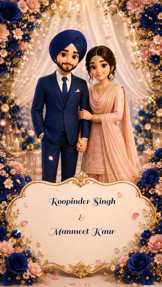 Punjabi Roka Ceremony Invitation Video Template - Wedding invitation template