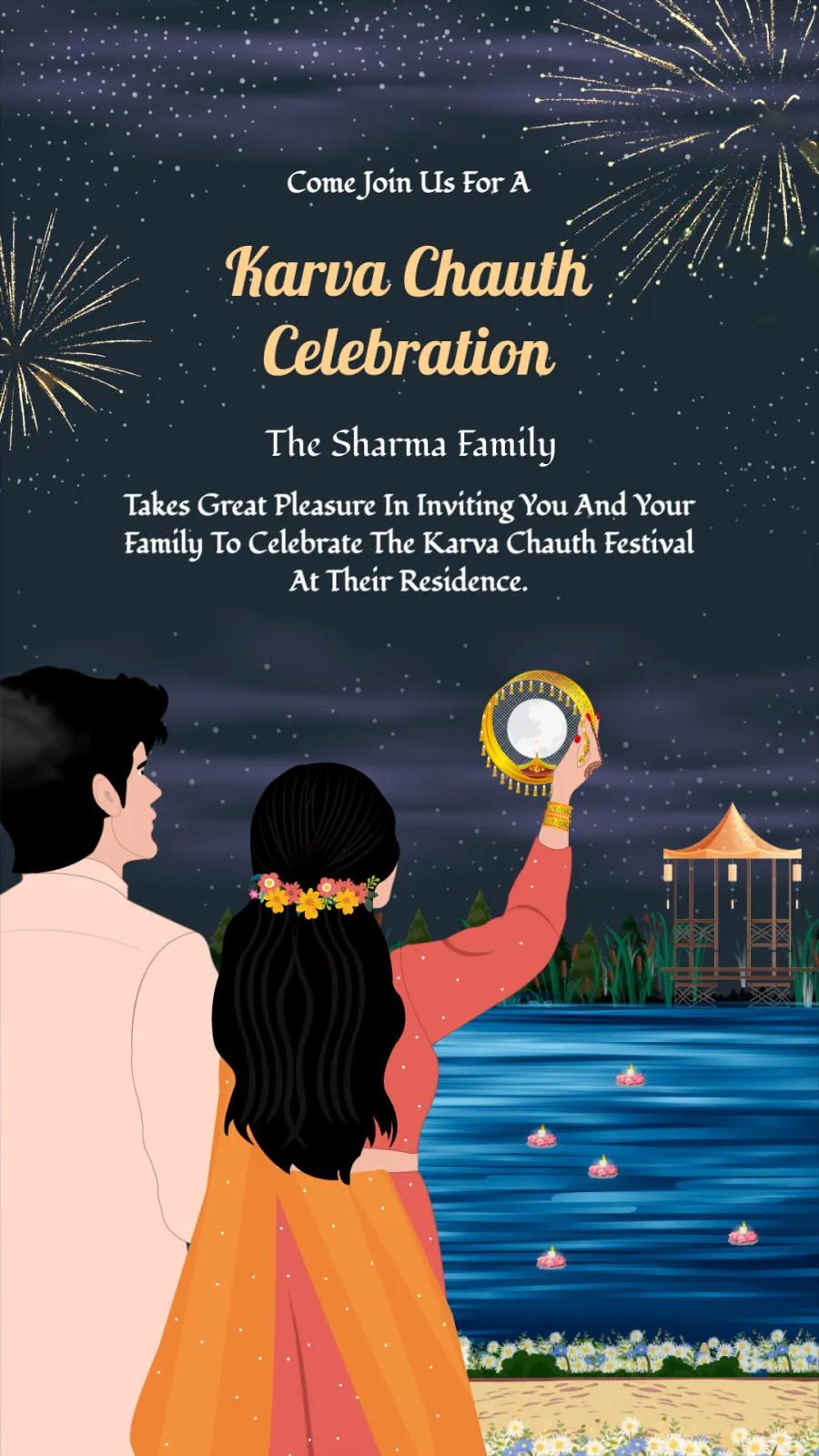 Karwa Chauth Invitation Video