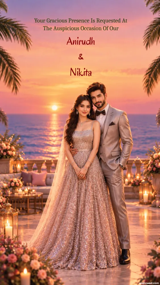 Wedding Reception Invitation - Wedding invitation template