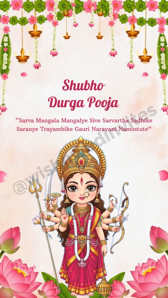 Subho Durga Puja Invitation Video - Festivals invitation template
