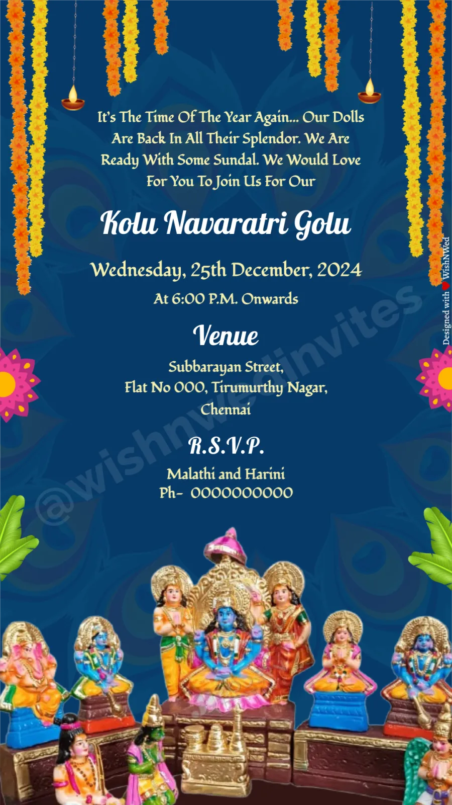 Kolu Navratri Invitation Video