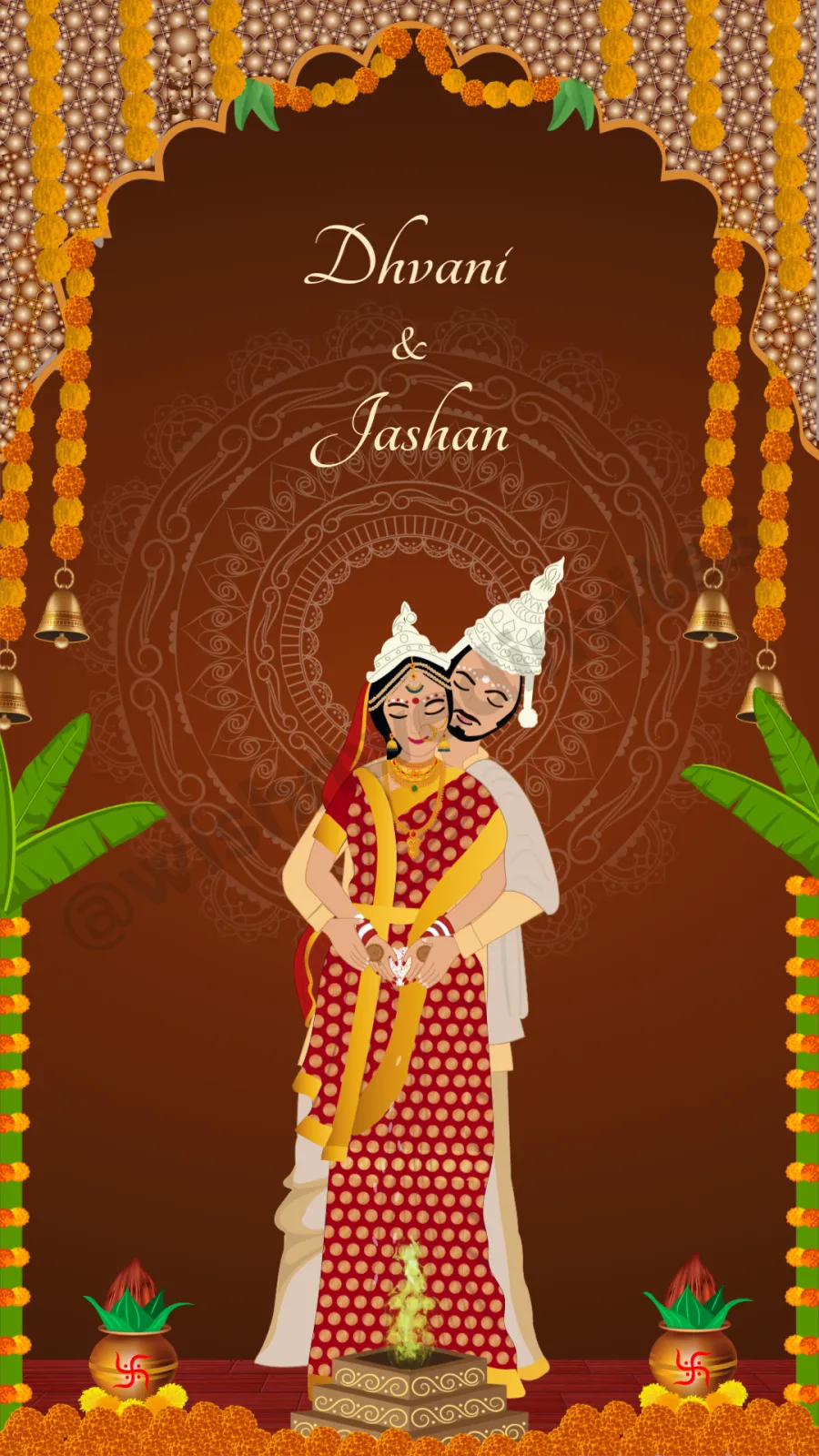 Biye Bengali Wedding Invitation