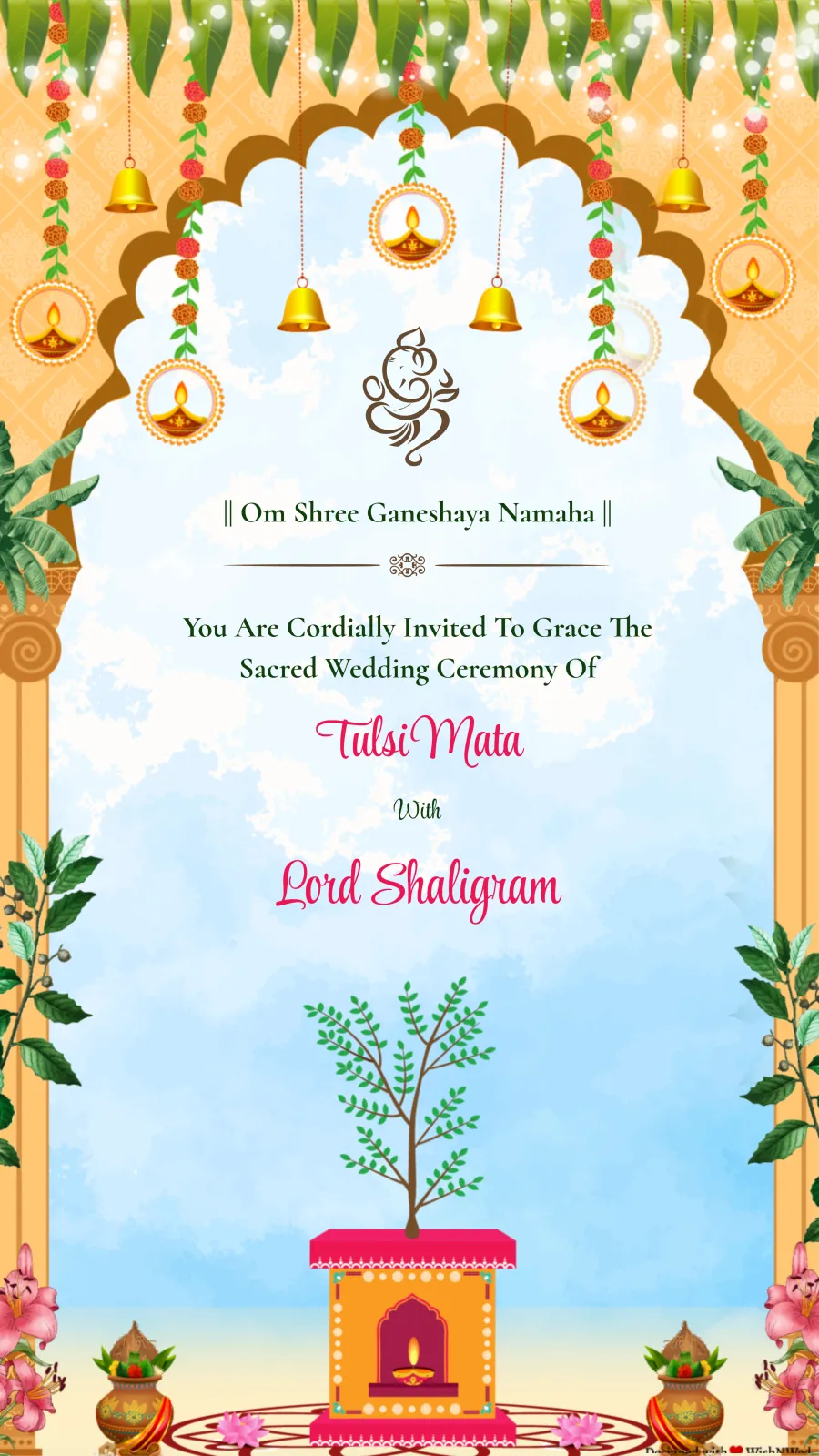 Tulsi Vivah Invitation Video