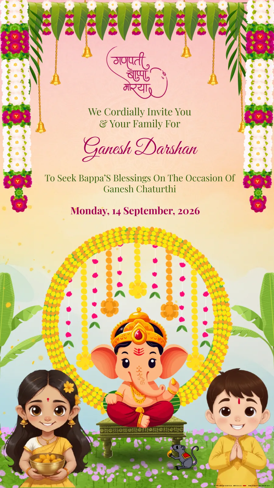 Ganpati Invitation Video