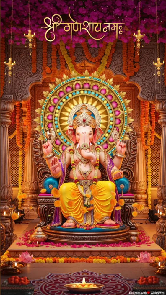 Ganesh Puja Invitation Video - Pooja & Rituals invitation template