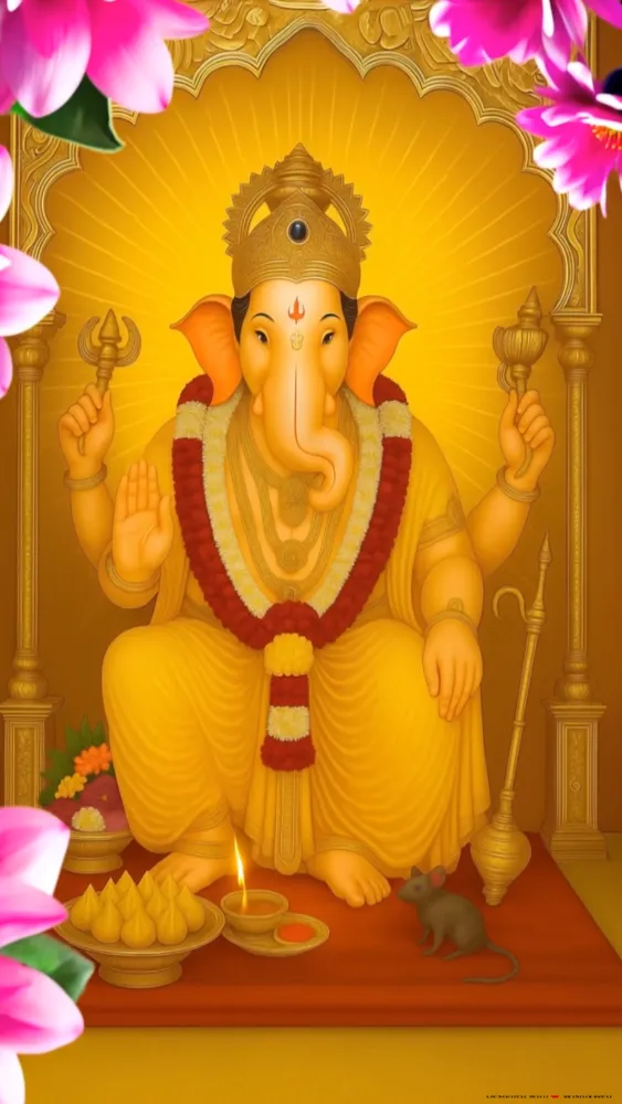 Ganpati Bappa Festival Invitation Video - Pooja & Rituals invitation template