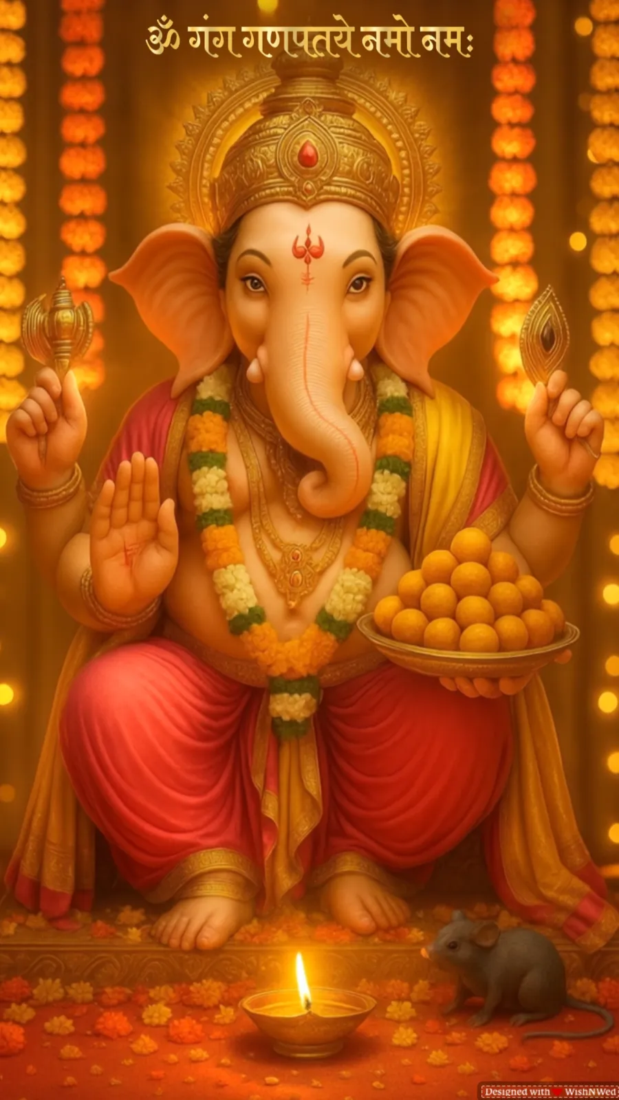 Ganesh Chaturthi Invitation Card