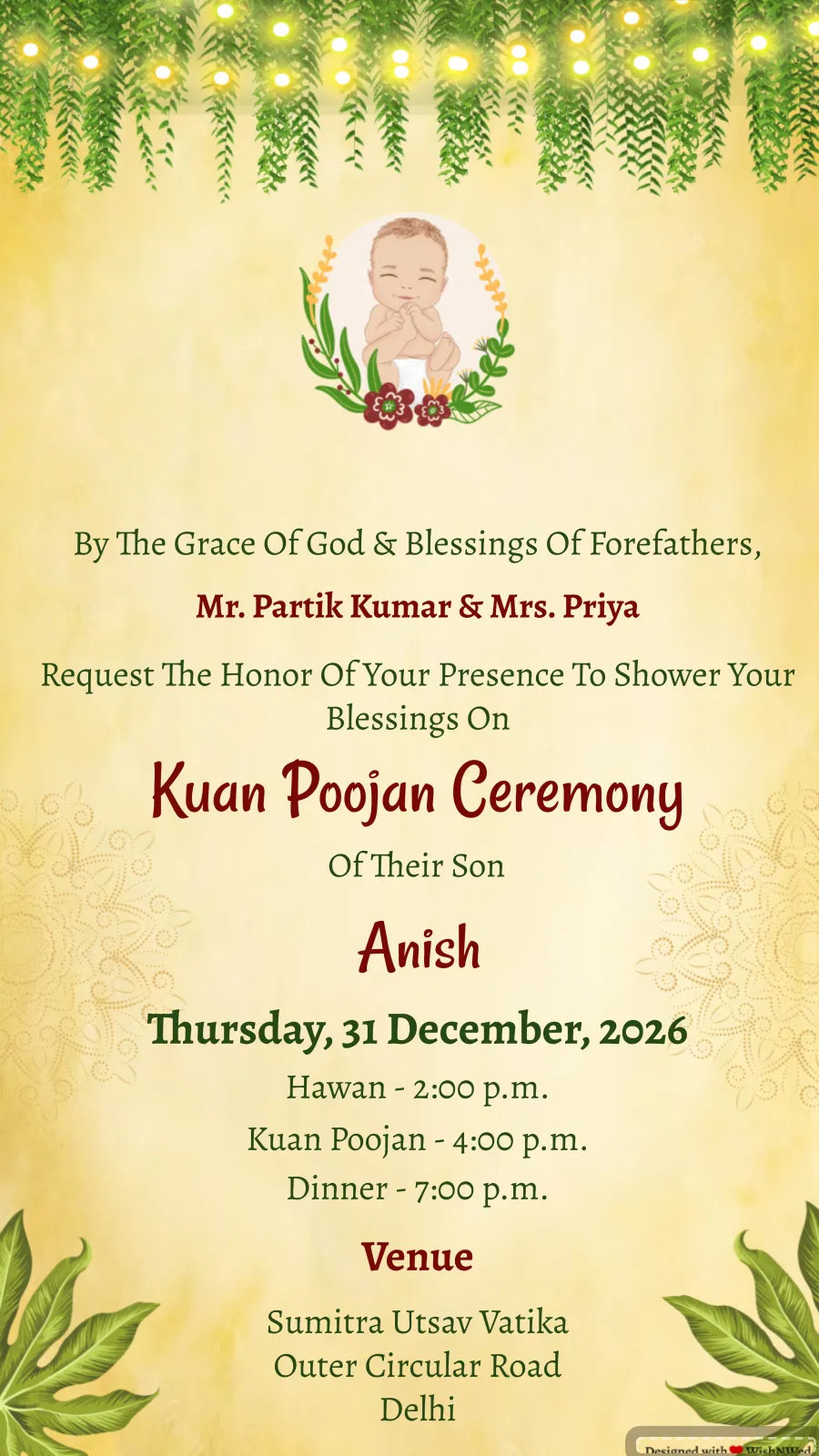 Kuan Poojan Invitation Video