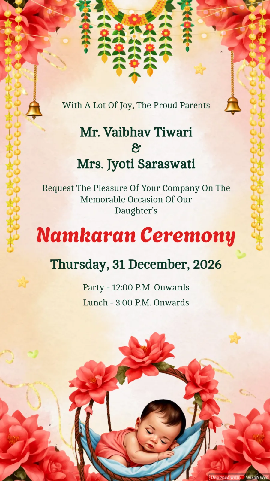 Namkaran Invitation Card