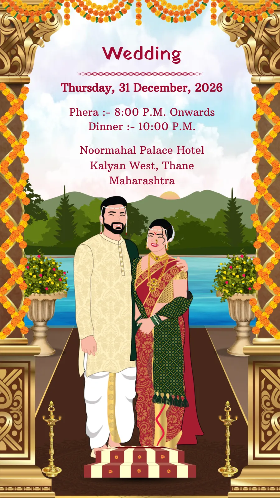 Marathi Wedding Invitation