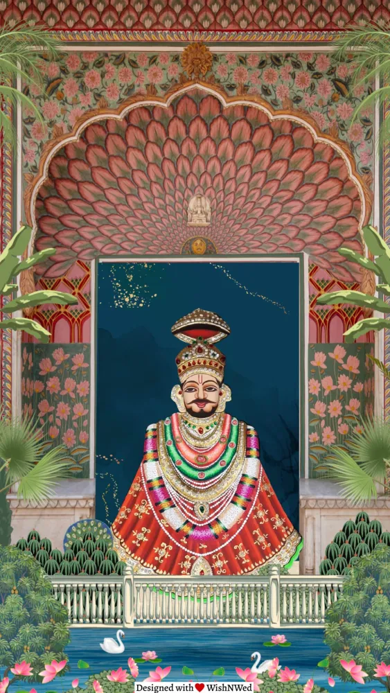 Shyam Baba Invitation Card - Pooja & Rituals invitation template