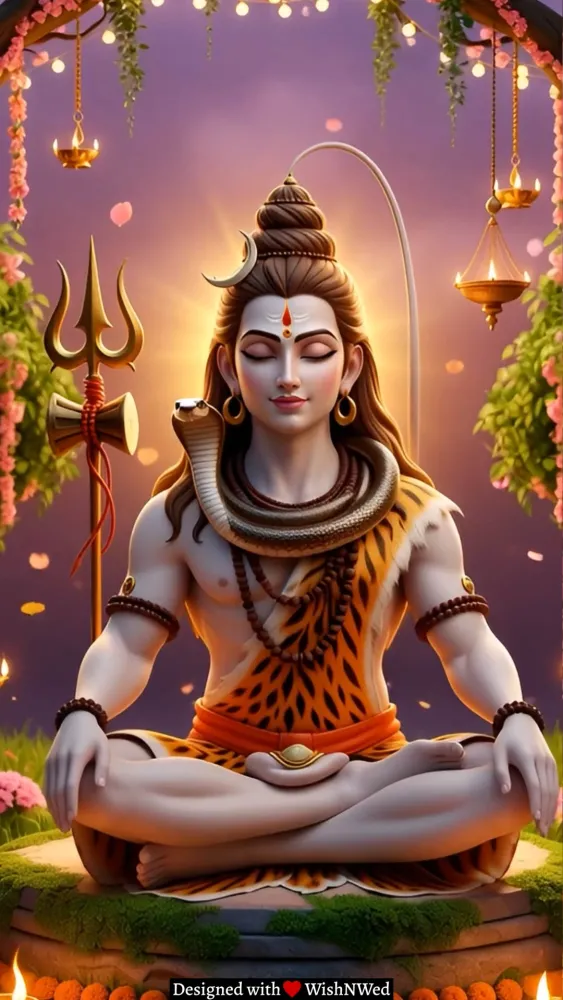 3D Mahashivratri Pooja Invitation Video Template - Pooja & Rituals invitation template