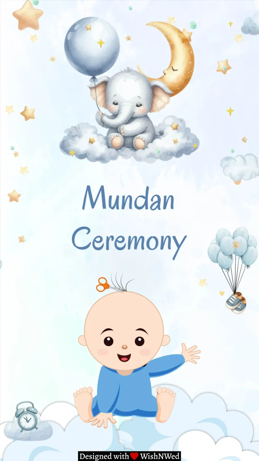 Mundan Ceremony Invitation