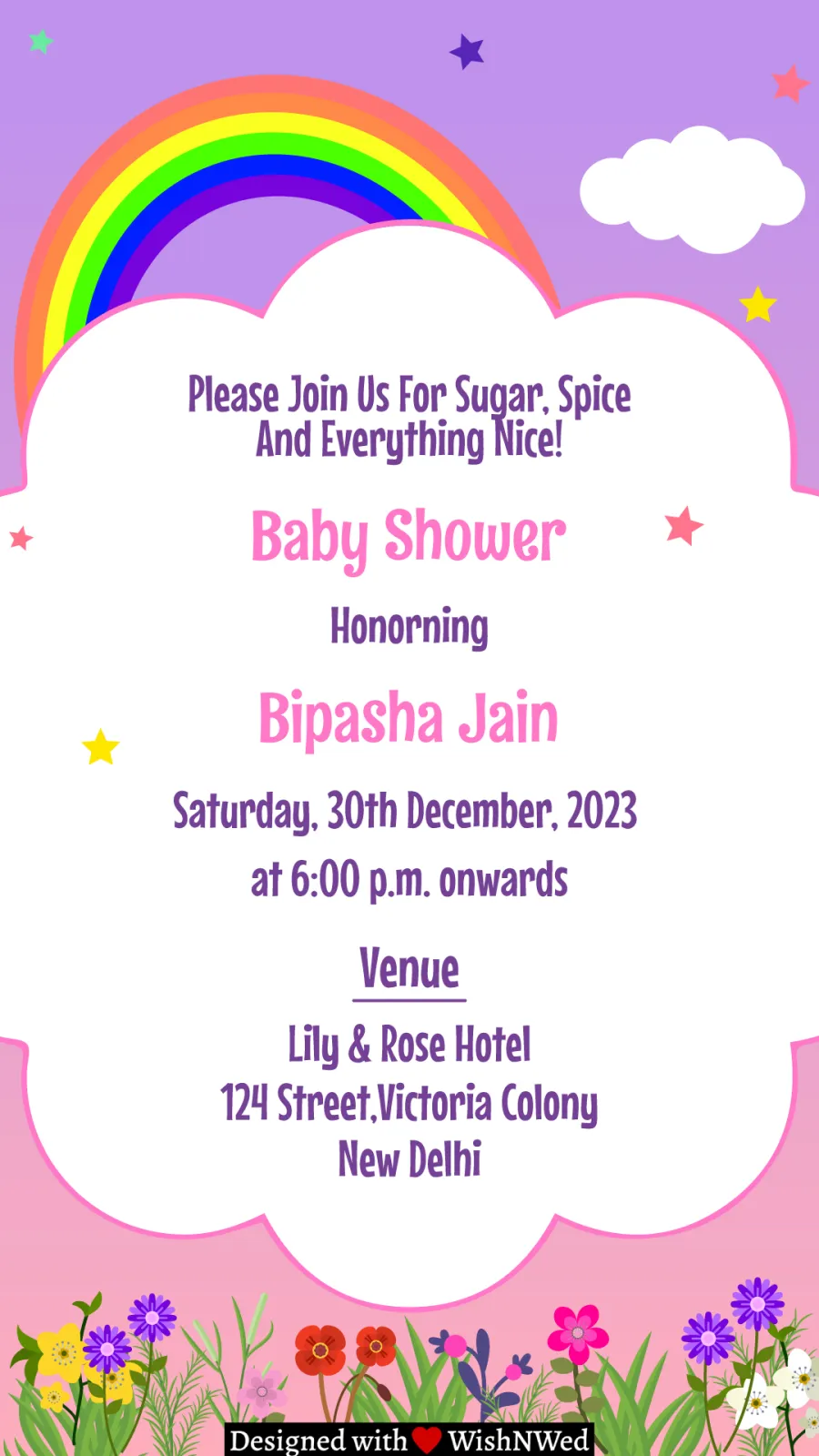 Rainbow Baby Shower