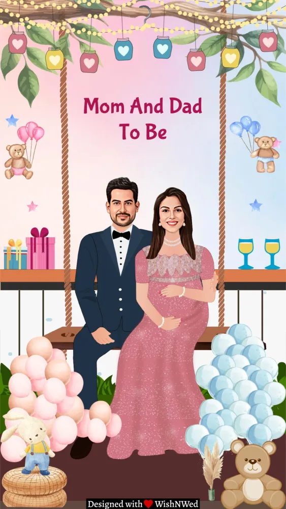Baby Shower Video Invitation - Baby & Kids invitation template
