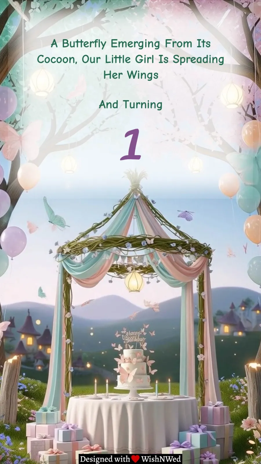 Fairy Theme Birthday Invitation Video
