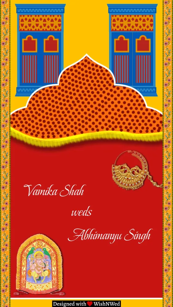 Kumaoni-Garhwali Theme Wedding Invitation Video - Wedding invitation template