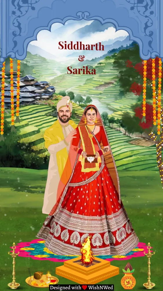 Uttarakhand Wedding Invitation Video - Wedding invitation template