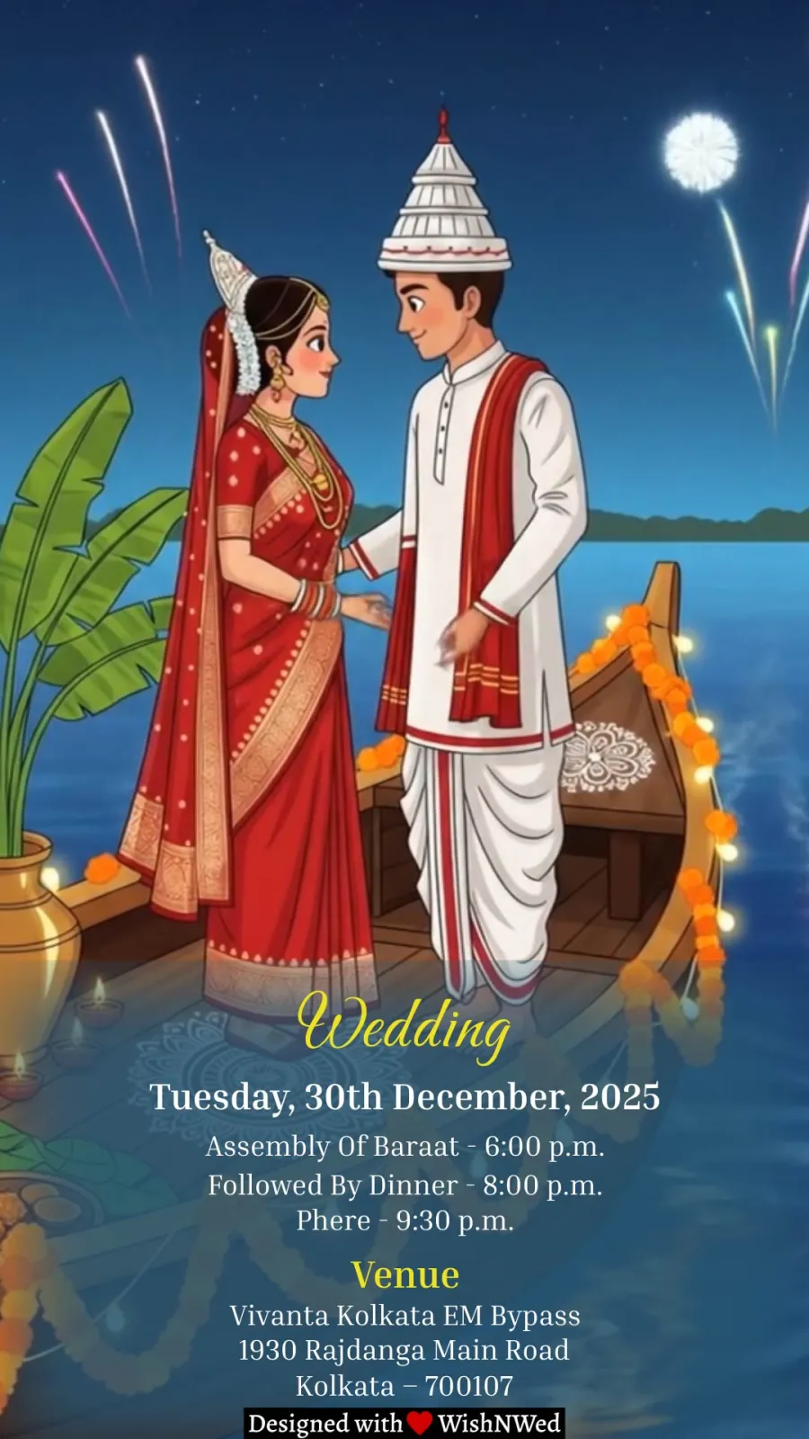 Bengali Wedding Invitation Video
