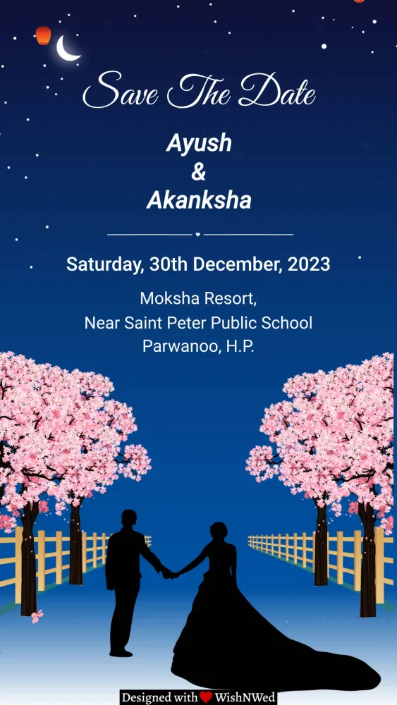 Together Forever - Wedding invitation template