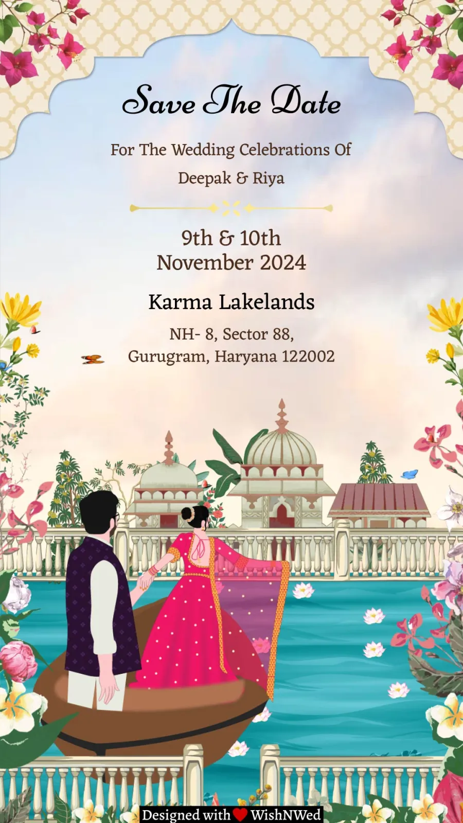 Save The Date Wedding Video Invite