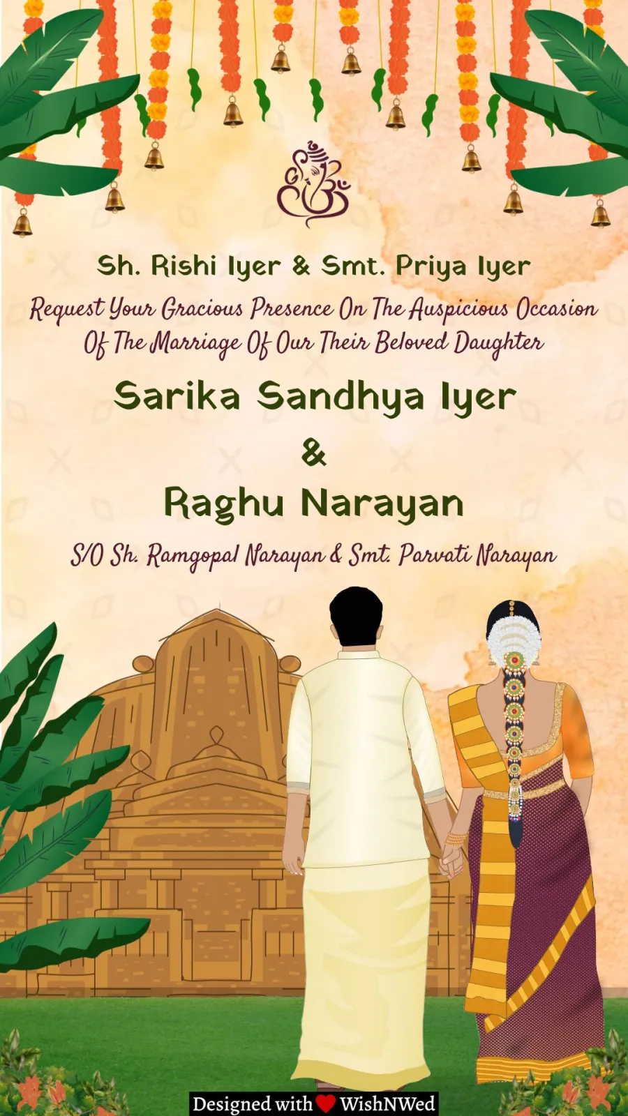 South Indian Wedding Invitation Video