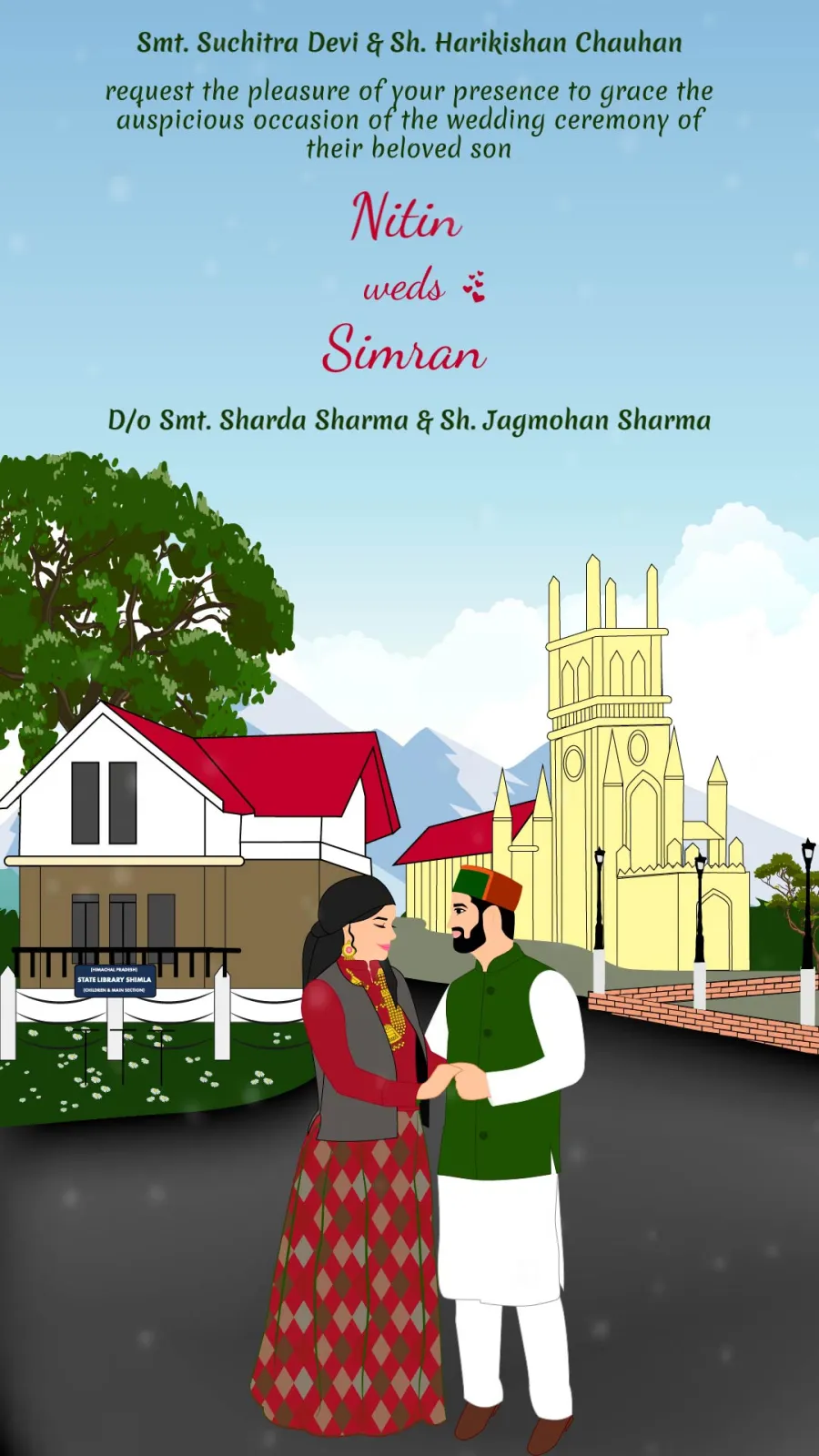 Shimla Wedding Invitation Video