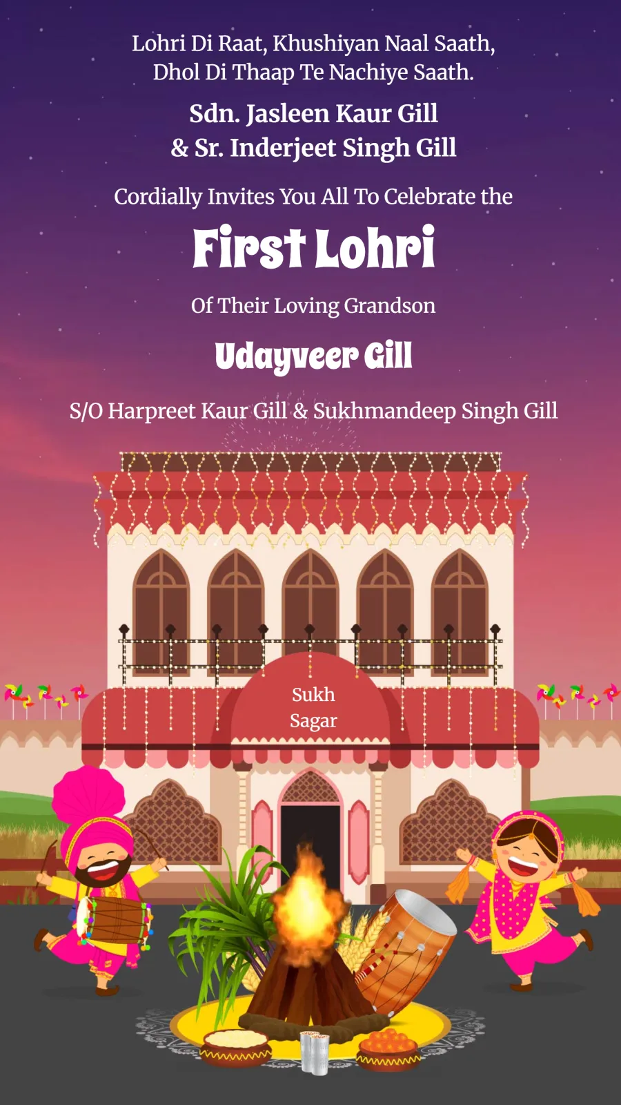 Lohri Invite Video