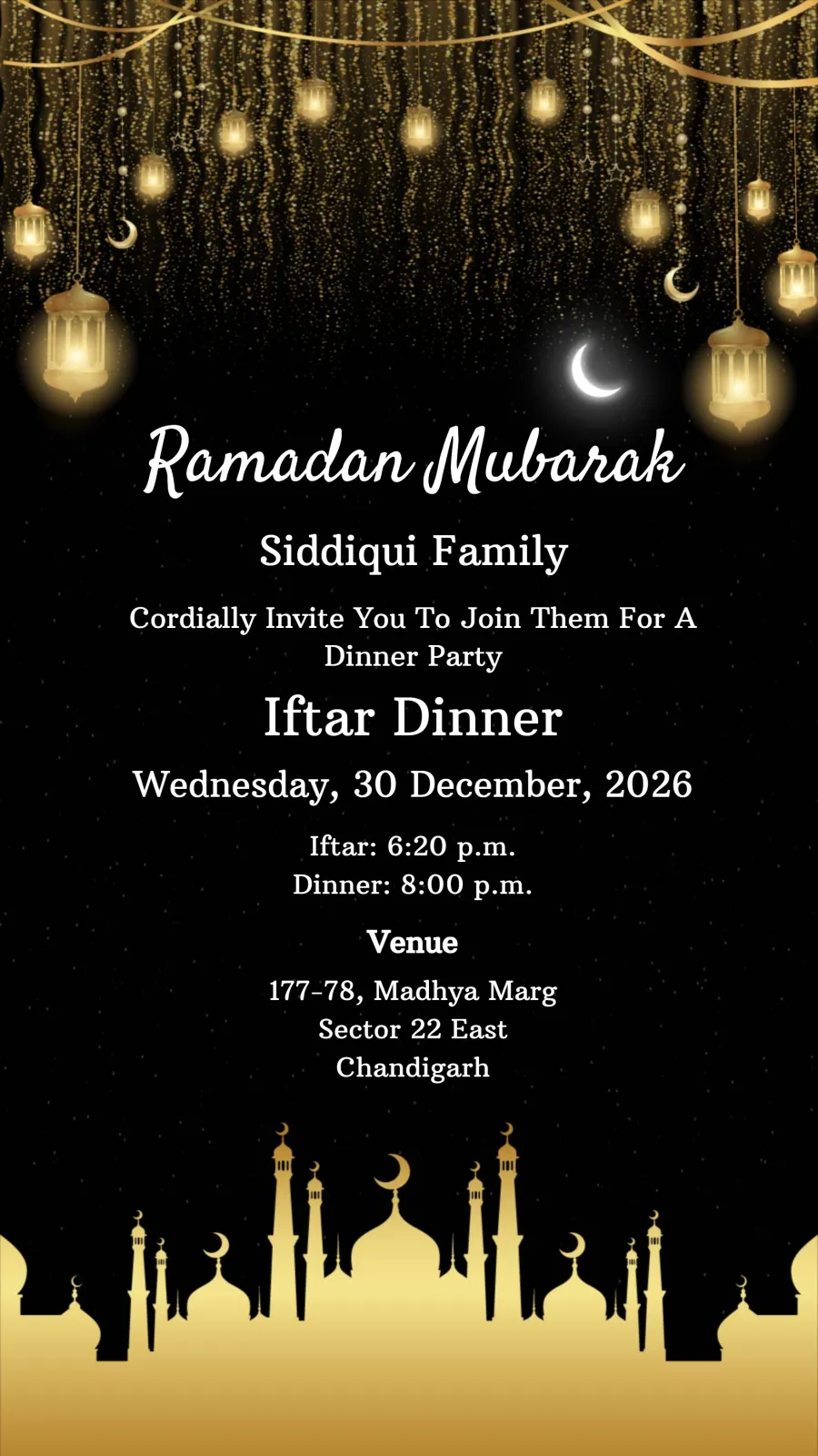 Ramadan Invitation Video