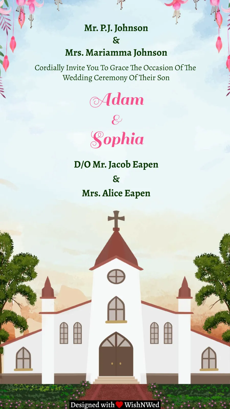 Christian Wedding Invitation Video