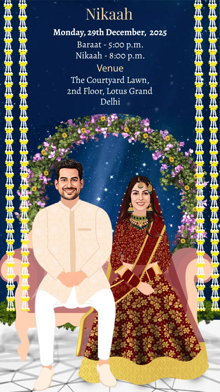 Muslim Wedding Invitation