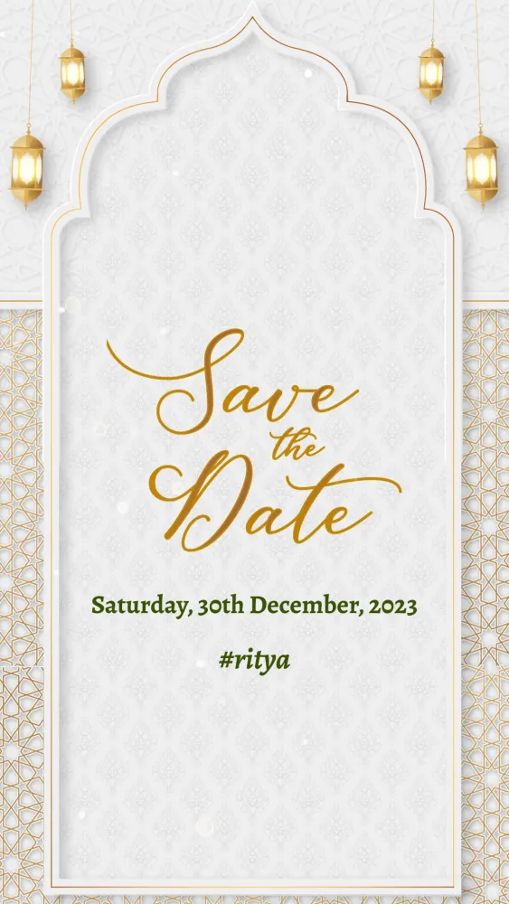 Aziz - Wedding invitation template