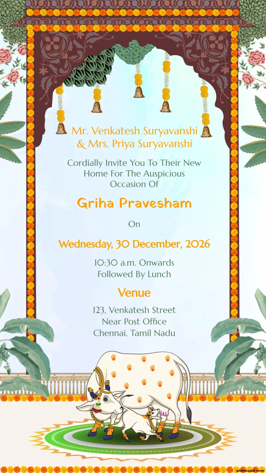 Griha Pravesh Video Invite