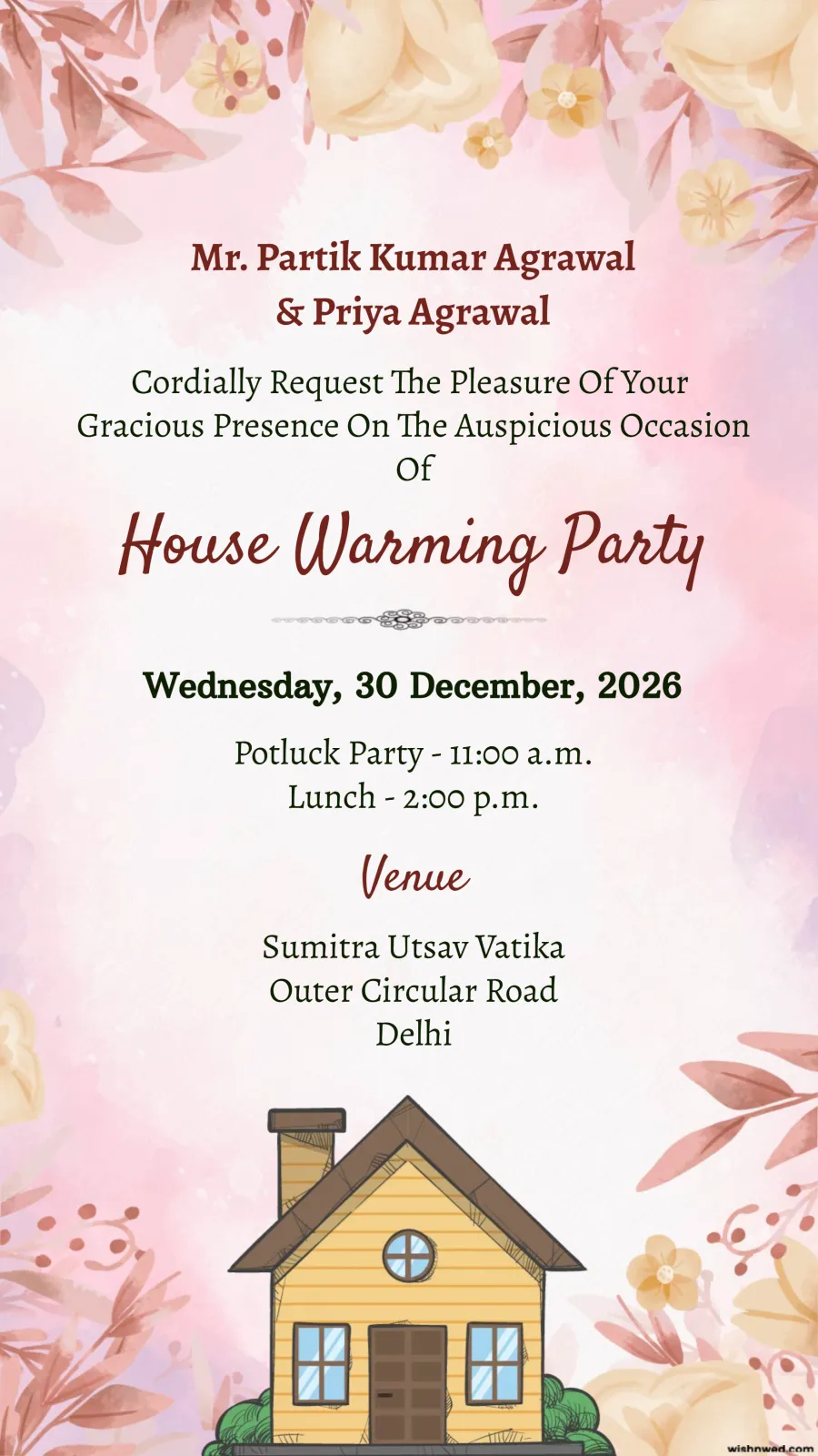 Housewarming Invitation Video