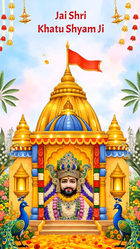 Khatu Shyam Invitation Video - Pooja & Rituals invitation template